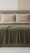 Olive Cashmere Throw Blanket