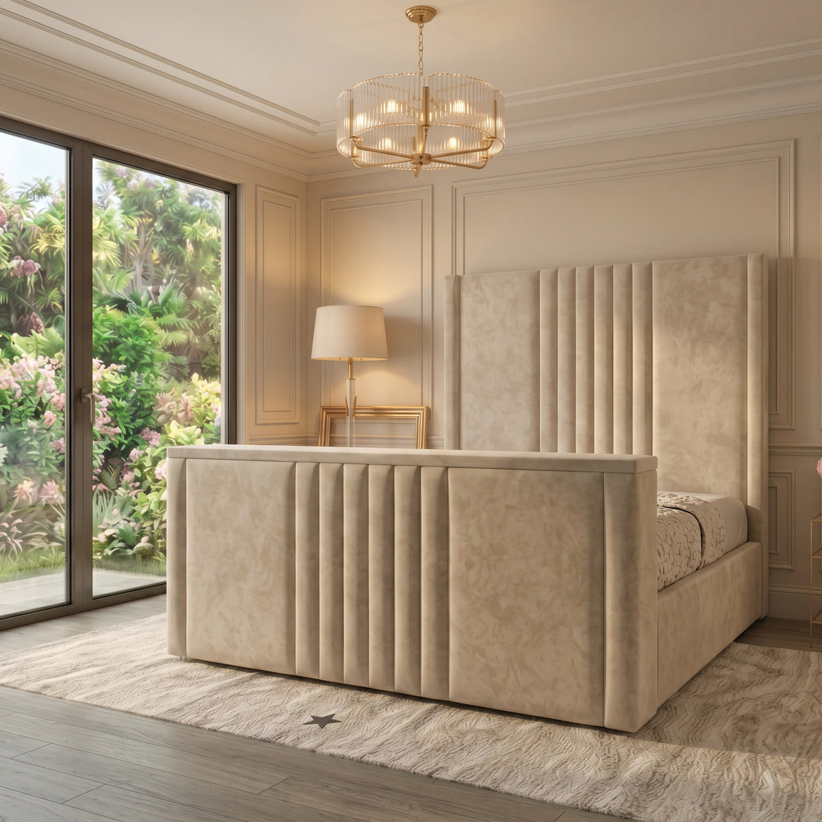 Alaska Entertainment TV Bed Frame | Single Double King Super King Sizes