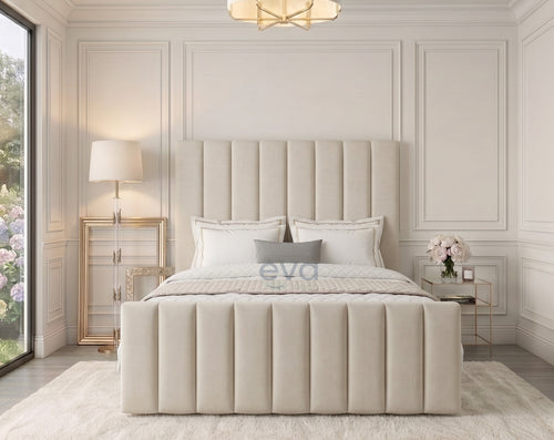 Bellia Upholstered Bed Frame With Storage & Mattress Options