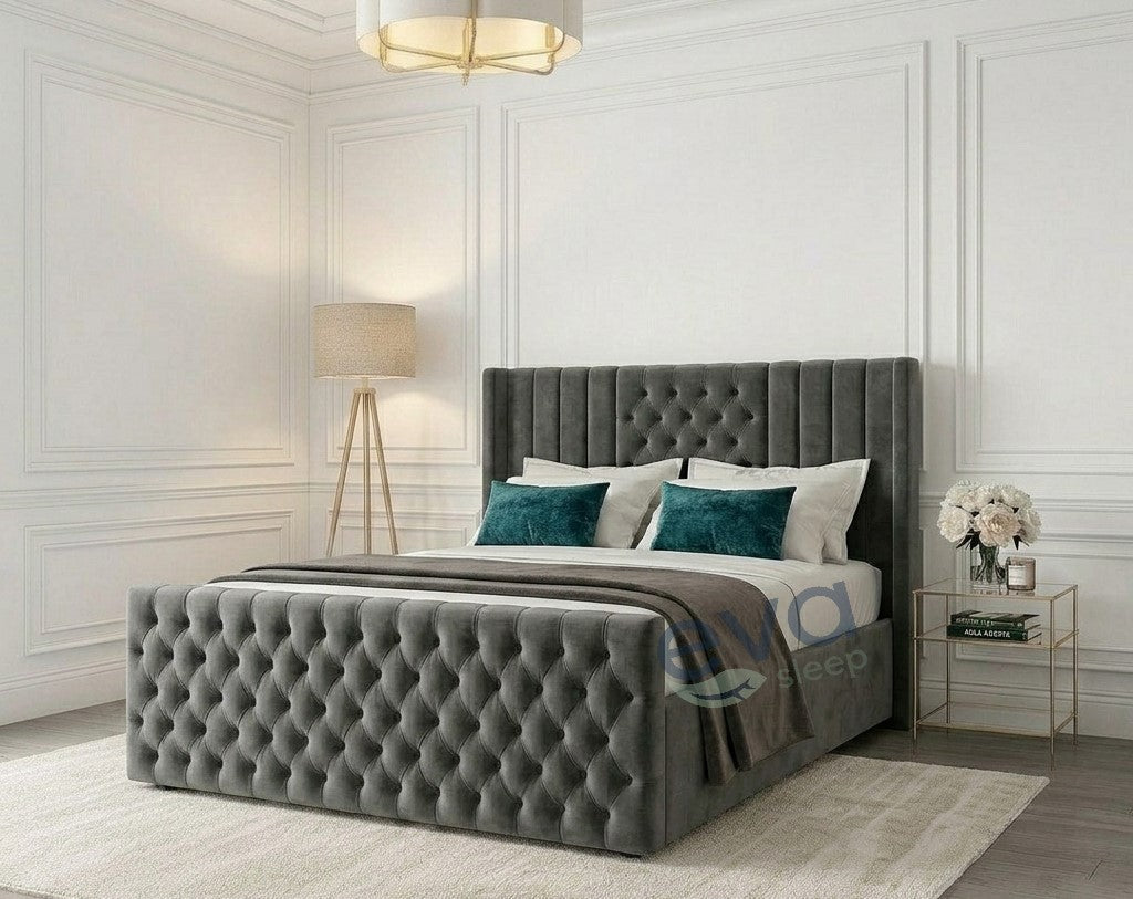 Brooklyn Wing Bed with Mattress and Storage Options