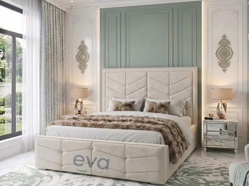 Elara Bed Frame | Ottoman Storage & Mattress Options