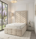 Elara Bed Frame | Ottoman Storage & Mattress Options