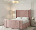 Emberly Wing Bed Frame | Ottoman & Mattress Options