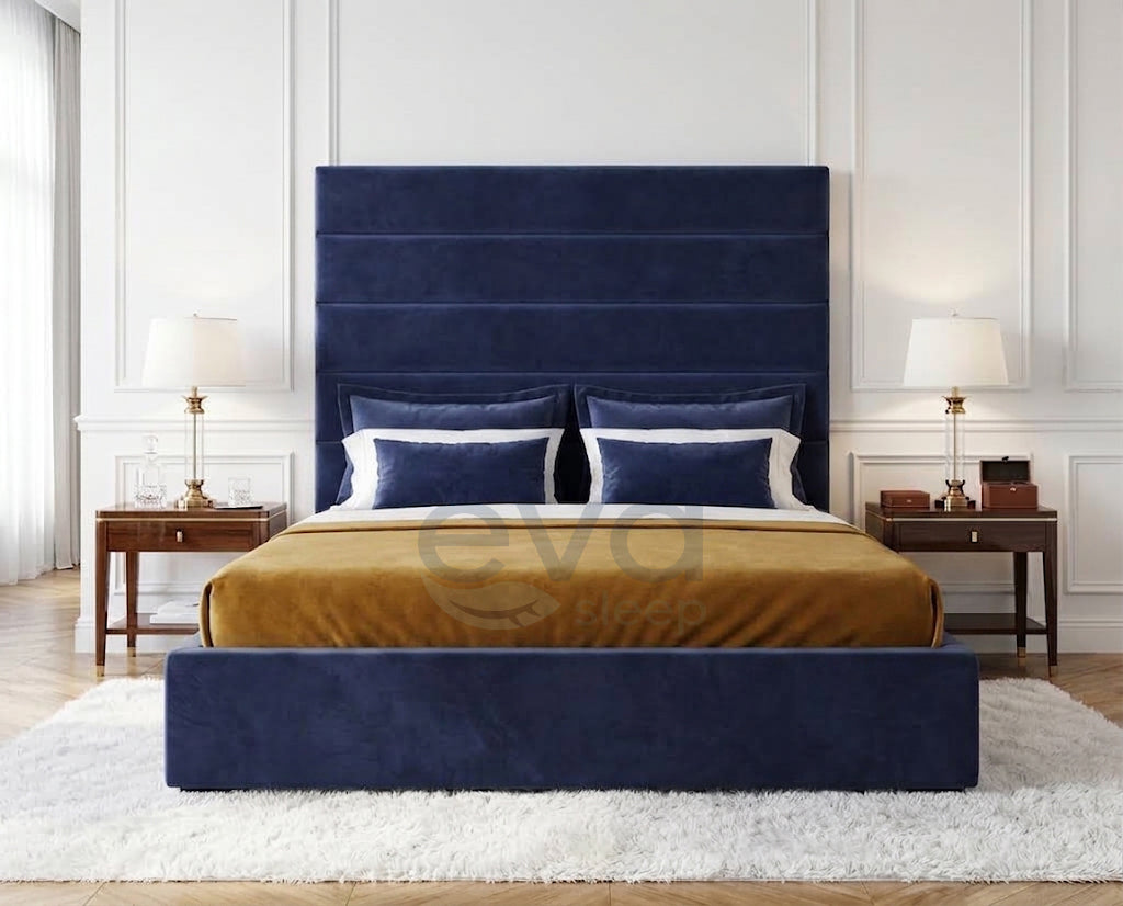 Hotel Suite Handmade Bed Frames wtih Ottoman Storage and Mattress Options