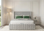 Manhatan Wing Line Bed with Mattress and Storage Options