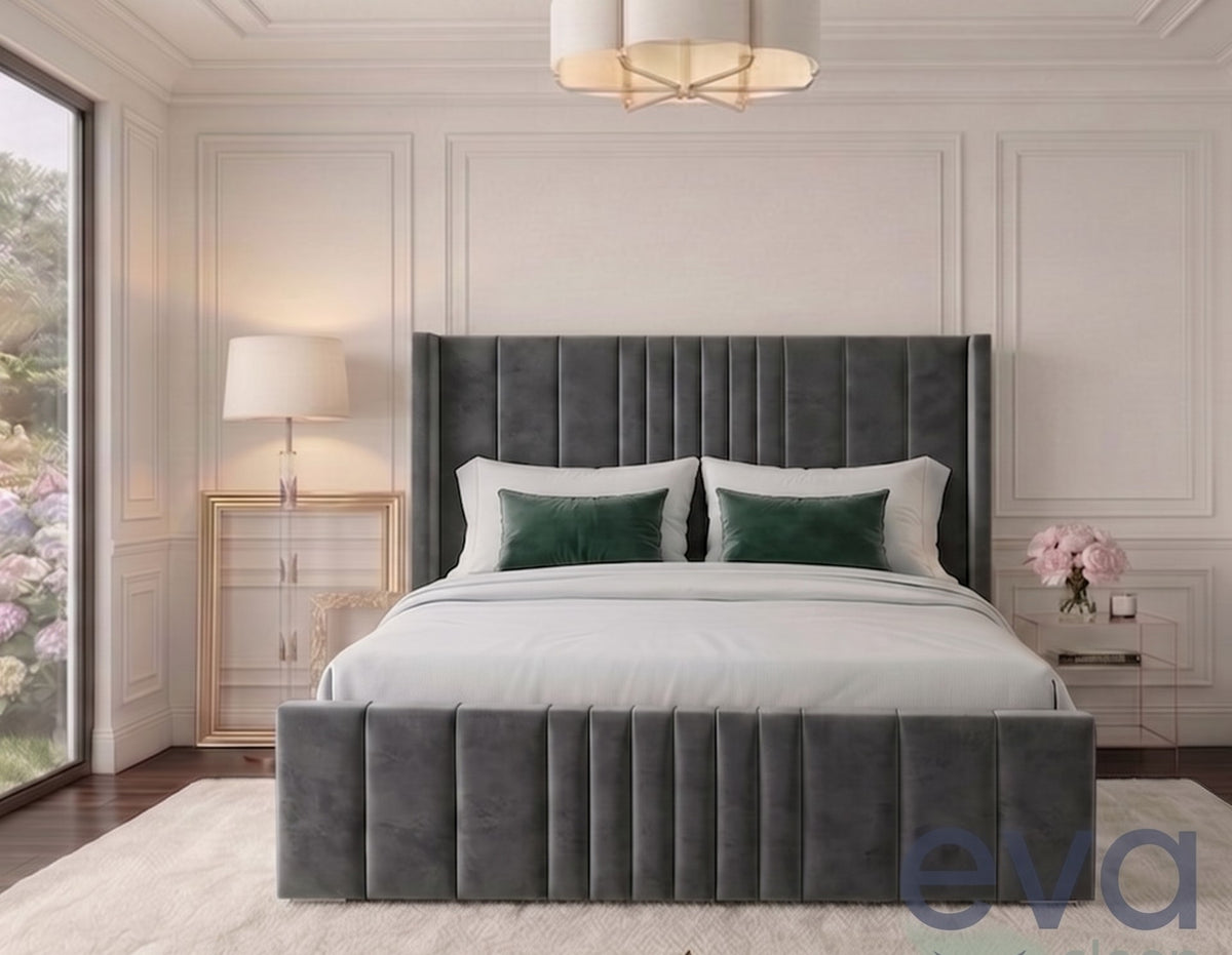 Sapphire Wing Handmade Bed Frame | Storage & Mattress Options