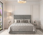 Maddison Velvet Bed Frame | Ottoman & Mattress Options