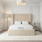 Olive Wing Bed Frame With Mattress and Storage Options