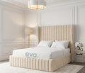 Olive Wing Bed Frame With Mattress and Storage Options