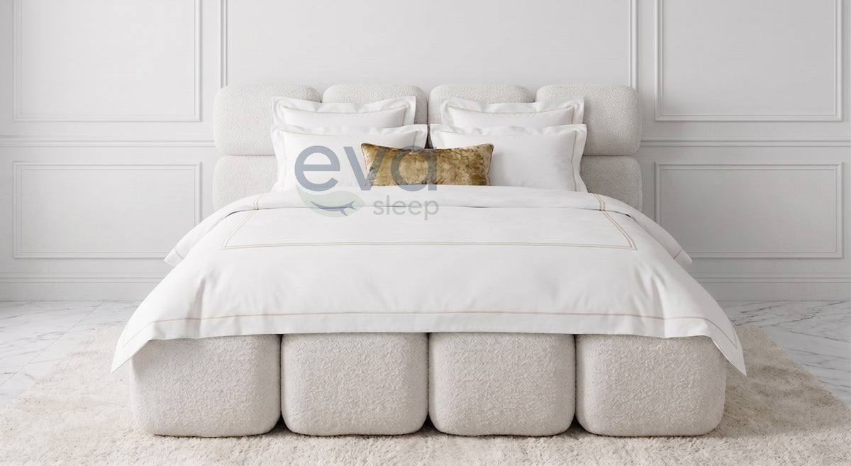 Toffee Cloud escape Teddy Bed with Mattress and Ottoman Storage Options
